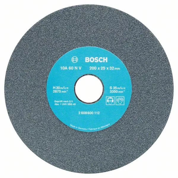 Meule Ø 200 mm grain 60 oxyde d\'aluminium BOSCH